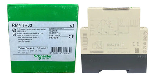 Rele Medição/controle Tri 2naf 220v Rm4tr33 Schneider 220v