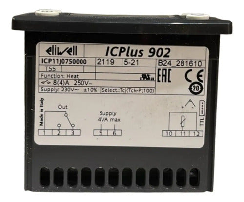 Controlador De Temperatura Icp11j0750000 Eliwell (schneider)