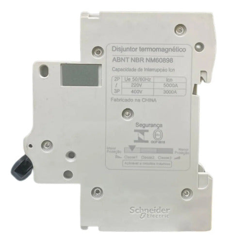 Kit Com 3: Disjuntor 2p 20a 3ka 400vca Ez9f33220 Schneider