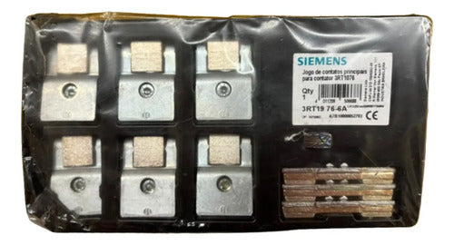 Jogo De Contato 3rt1976-6a P/ Contator 3rt1076 Siemens Novo! -