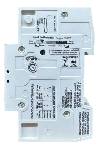 Disjuntor Tripolar 6a Curva C 5sx1306-7 Siemens