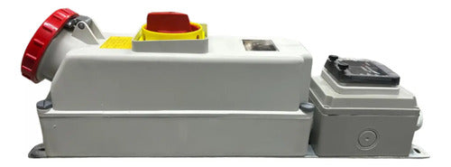 Tomada De Sobrepor 3p+t 63a 380/415v 6h Vm S4506ddr Steck Vermelho