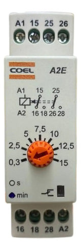 Rele Tempo A2e 15min A2e-dem 220vca Coel 220vca