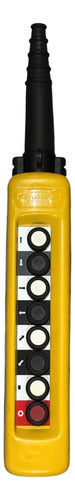 Botoeira Pendente Plastica 8 Botoes Xaca881 Schneider Amarelo