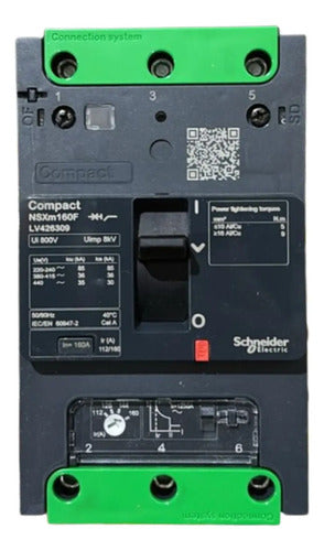 Disjuntor Tripolar Nsxm 36ka Tm160d Lv426309 Schneider