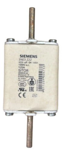 Elemento Fusível Sitor 3ne3222 125a Siemens 1000v
