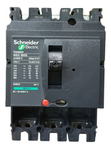 Estrutura Disjuntor Nsx160s Tripolar Lv430391 Schneider