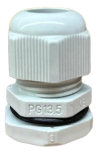 Kit Com 30 Peças: Prensa Cabo S802ci Cinza Pg13,5 Steck