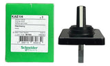 Manopla Knob Curto 45x45 Preta 4 Furos Kae1h Schneider