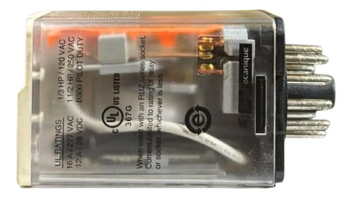 Kit Com 2: Relé Universal 10a 120vca Rumc3ab2f7 Schneider 120vca