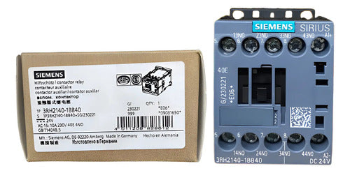 Contator Auxiliar 3rh2140-1bb40 Siemens 220v