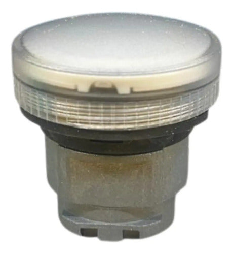 Kit Com 3: Cabeçote Para Sinalizador 22mm Zb4bv07 Schneider Branco -