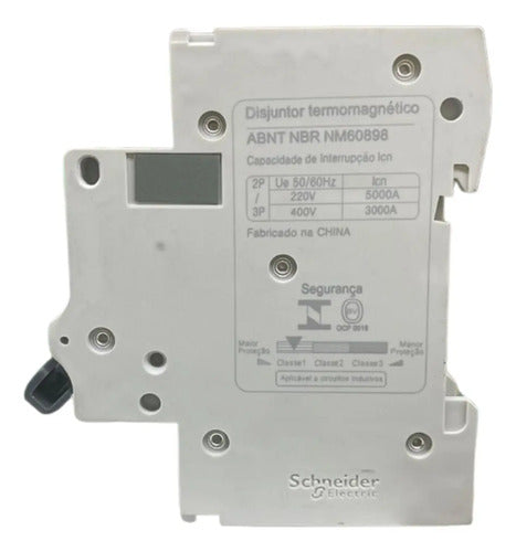 Kit Com 3 Peças: Disjuntor 3ka Curva C Ez9f33240 Schneider