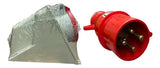 Kit Tomada N4006 + Plug N4076 16a 3p+t 380/440v Vm Steck Vermelho