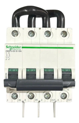 Disjuntor C60pv-dc 2p Curva B 15a 800vcc A9n61659 Schneider