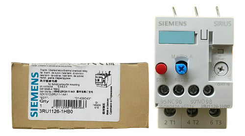 Relé  Térmico De Sobrecarga 5,5-8 A 3ru1126-1hb0 Siemens -