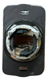 Cabeçote P Botão Duplo Luminoso Vd/ Vm Zb4bw7l3740 Schneider Metal Cromado -