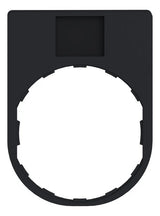 Kit Com 8 Peças: Porta Etiqueta 30x40mm Zby2147 Schneider Preto/vermelho