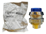 Kit Com 2: Botão Sinaleiro Azul Vsz304/16 30 Mm Schmersal Azul Não Informado