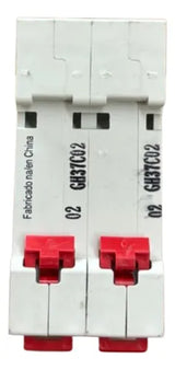 Disjuntor Bipolar Sdd62c02 2a Curva C 3ka Steck