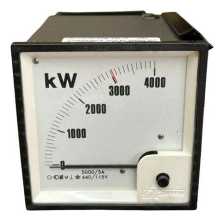 Wattimetro Ew96 Esq. 19 5000/5a 440/115v Trmv 3045kw Kron 440/115v
