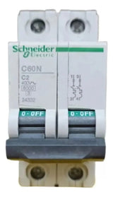 Disjuntor C60n C2 2x2a 24332 Schneider