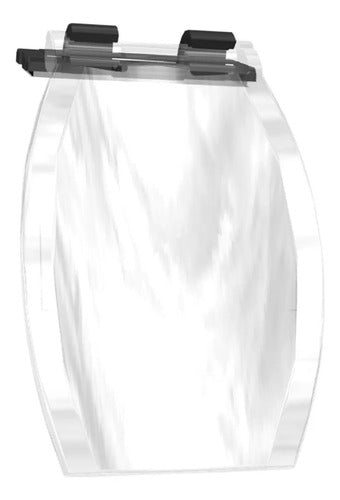 Kit Com 2: Capa De Proteção Para Botão Zb5sz70 Schneider Transparente -