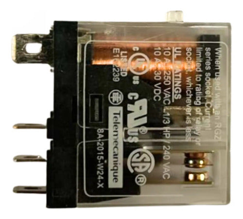 Rele Interface 1c/o 10a 24vcc Rxg15bd Schneider 24vcc