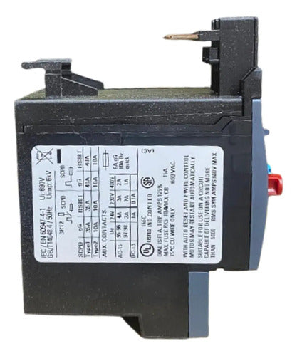 Relé De Sobrecarga 3ru2116-1cc0 1,8-2,5a Siemens  690v