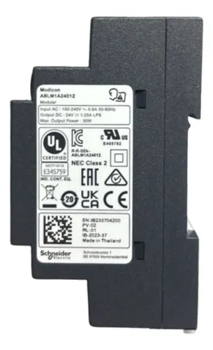 Fonte De Alimentação Modular 24v 1,2a Ablm1a24012 Schneider 24v