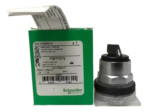 Cabeçote Para Comutador Ø30mm Metálico Schneider 9001ks88b Metálico
