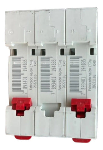 Kit C/ 2 Peças: Disjuntor Sdd63c40 3p 40a Curva C 3ka Steck