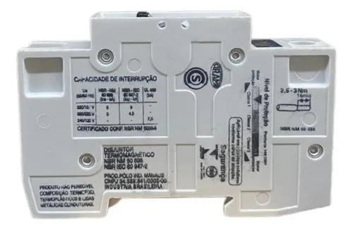 Kit Com 7: Disjuntor 1x50a Curva C 50a 1p 5sx1150-7 Siemens