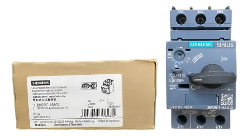 Disjuntor Motor 3rv2011-4aa10 10-16a Siemens  - 50/60hz