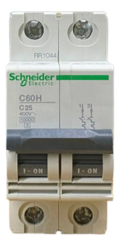 Disjuntor Multi 9 C60h 2p Curva C 25a  24989 Schneider