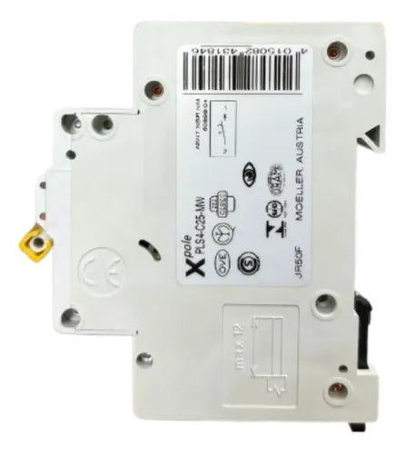 Kit Com 10 Peças: Disjuntor Unipolar Pls4-c25-mw 25a Moeller
