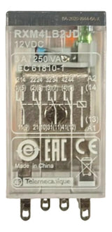 Kit Com 2: Rele Interface 4naf 3a 12vcc Rxm4lb2jd Schneider