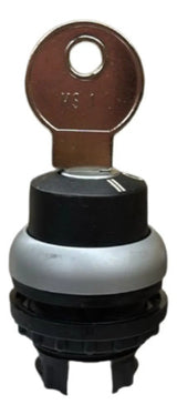 Comutador M22-wrs3 (m22-wrs3q) 22mm 3 Posições Preto Eaton