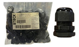 Kit Com 30 Peças: Prensa Cabo S802cpti Preto Pg13,5 Steck