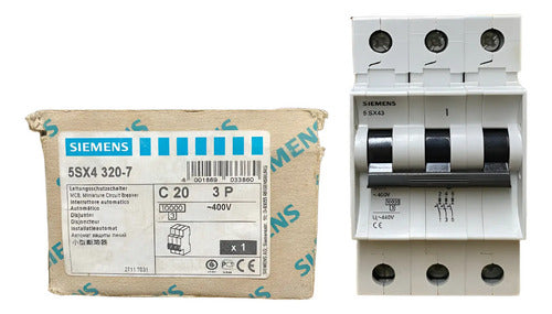 Disjuntor 3p 5sx4320-7 C20 Siemens Novo!