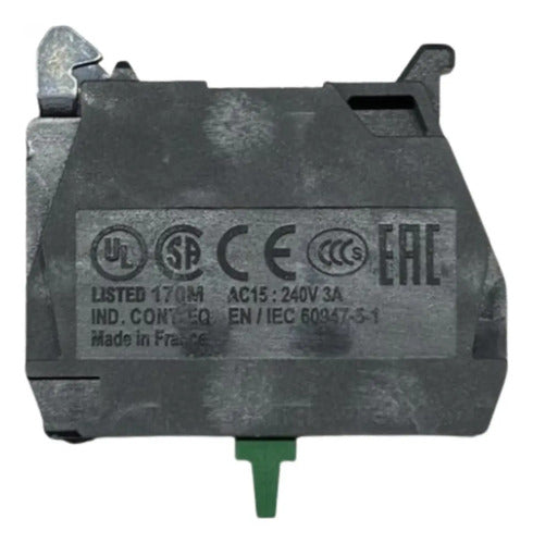 Kit Com 5: Bloco De Contato Zenl1111 Schneider
