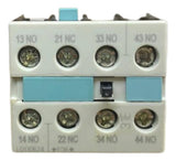 Bloco De Contato Auxiliar 3na+1nf 3rh1921-1ha31 Siemens -