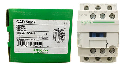 Contator Auxiliar Tesys D 5na 220vca Cad50m7 Schneider 220 Vca