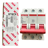 Kit C/ 2 Pçs: Disjuntor Tripolar Sdd63c32 32a Curva C Steck
