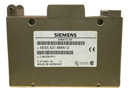 Modulo Entrada Digital Simatic 6es5421-8ma12 Siemens