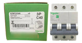 Kit Com 3 Peças: Disjuntor 3p 40a 3ka Ez9f33340 Schneider