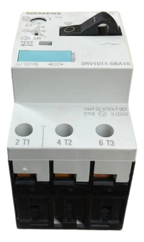 Disjuntor Motor 3rv1011-0ba10 0,14-0,2a Siemens  - 50/60hz