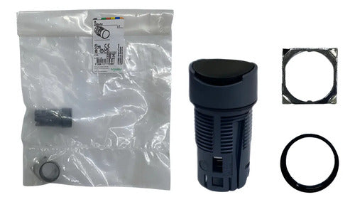 Kit Com 2 Peças: Cabeçote Para Botão 16mm Zb6aa2 Schneider