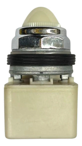 Sinaleiro 30mm Metálico 9001kp35lww9 Branco Schneider Branco 24vca/cc
