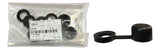 Kit Com 2: Capa Protetora Preta 22mm Zbgp Schneider Preto 0